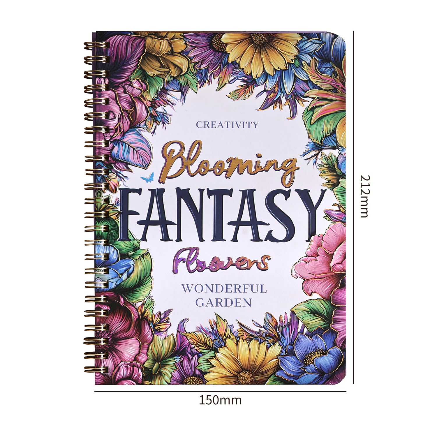 Libro da colorare da donna, 30 pagine, con motivo floreale, libri da colorare per adulti per rilassarsi e alleviare l'ansia, regalo per la festa della mamma, compleanni, Natale, anniversari