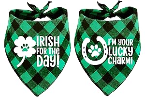 St. Patrick's Day Shamrock Bandana for Dogs and Cats - Celebrate Irish Pride