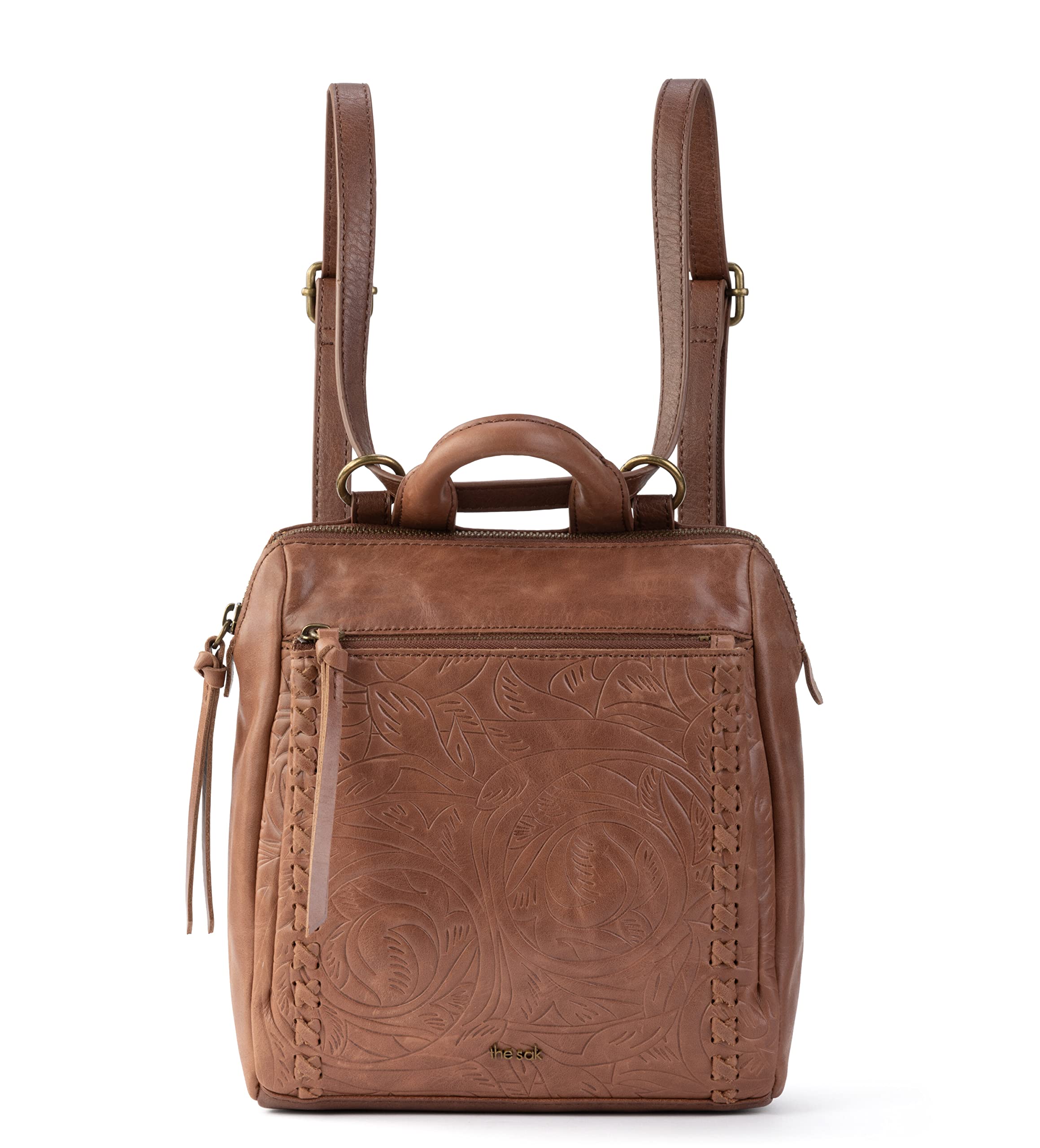 The Sak womens Loyola Mini Convertible Backpack in Leather Loyola Mini Convertible Backpack in Leather