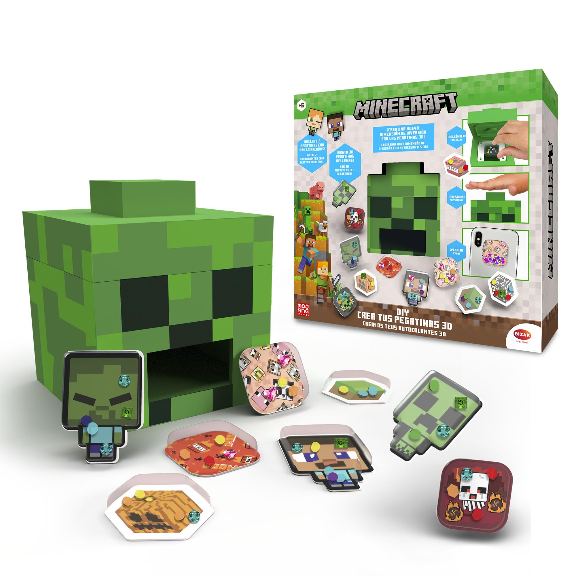 Paladone Products 3D Sticker Maker Minecraft