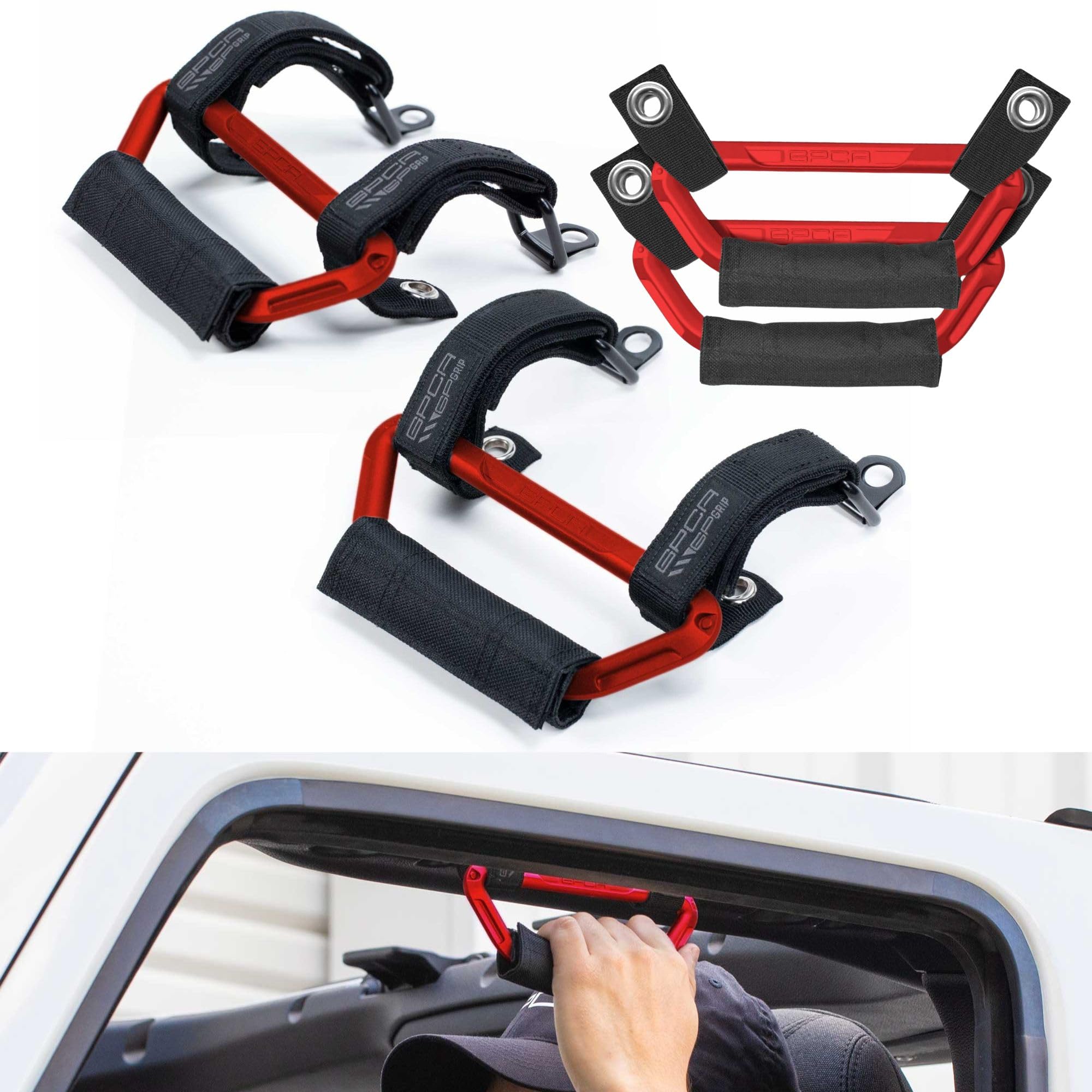 GPCA GP Grip Air Grab Handles, Jeep Wrangler JL/JT/4xe, 2024+