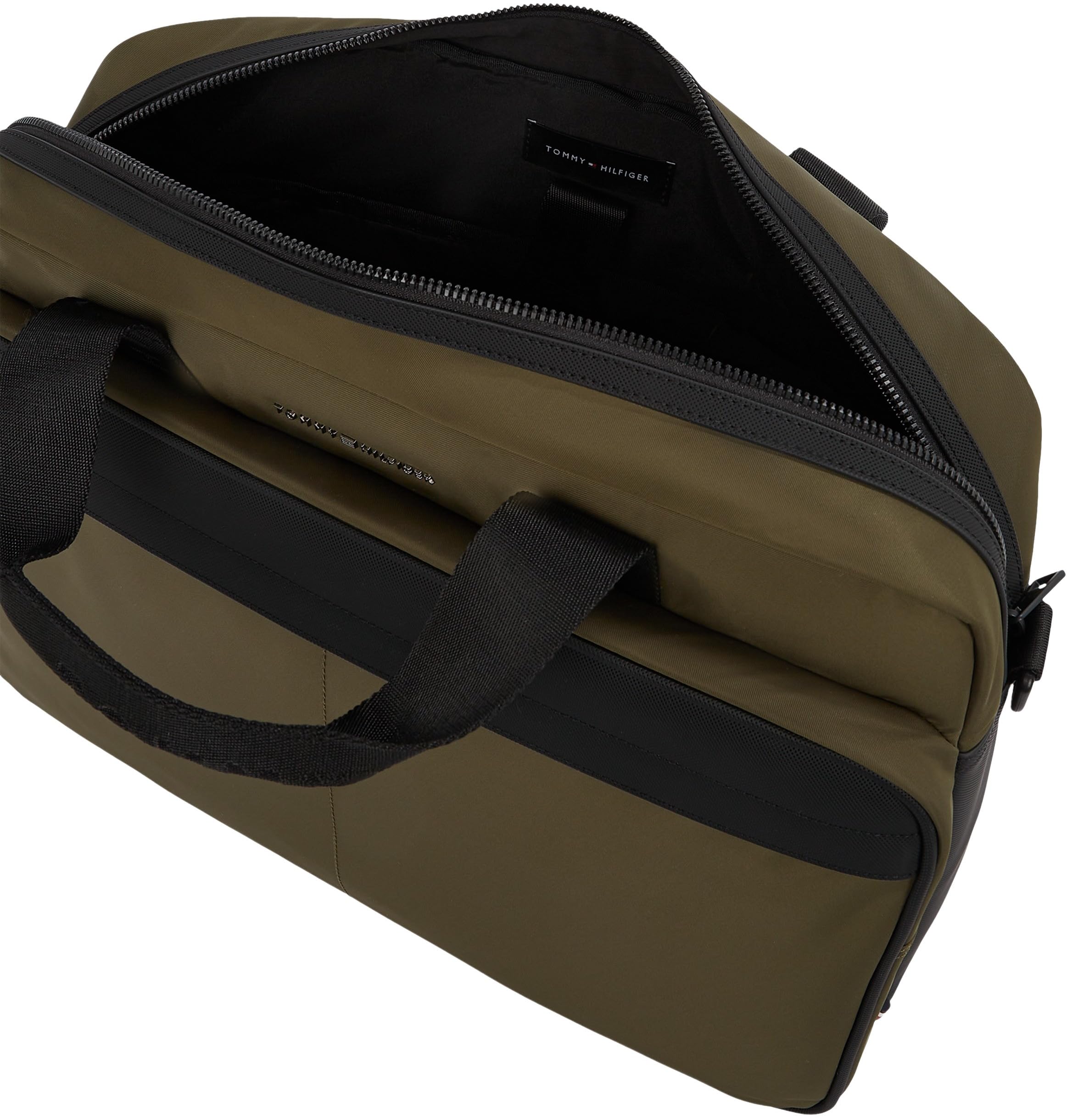 Tommy Hilfiger Uomo Borsa Laptop Repreve con Tracolla