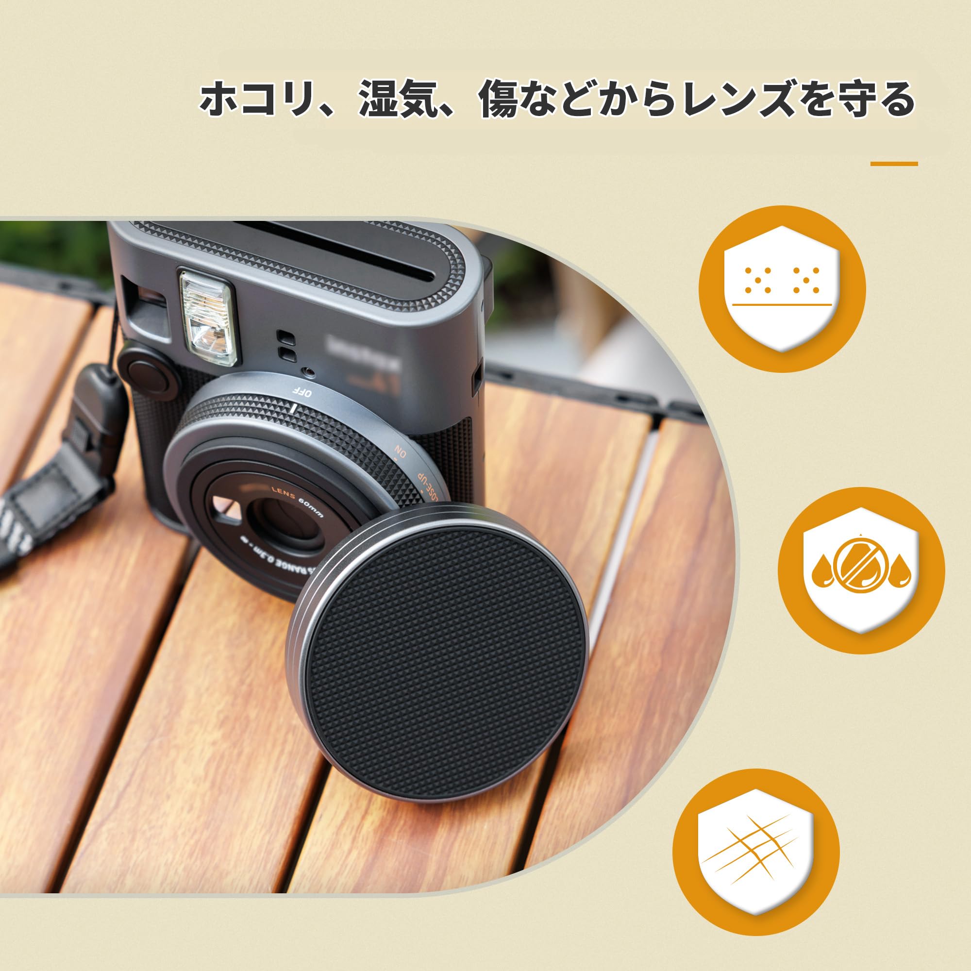 Amazon | JJC Fujifilm instax mini 41 専用レンズキャップ チェキ