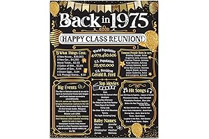 49th High School Reunion (Forty-nine) Decoration in Gold - Remembering The Year...