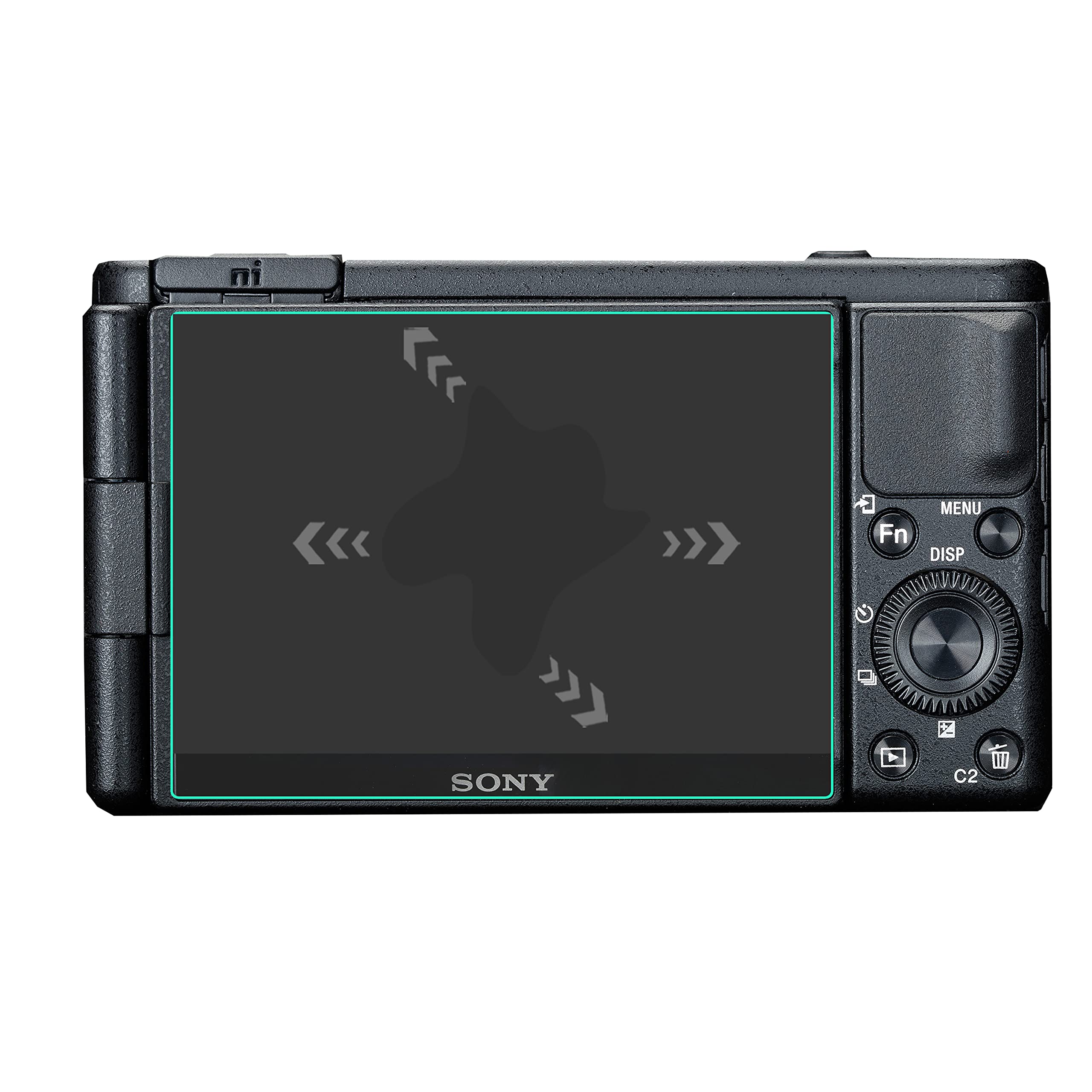 Mr.Shield Hartowane Szkło Ochraniacz Ekranu do Sony ZV-1 ZV1 / ZV1F / ZV-1F | 3 Sztuki Odporny na Zarysowania HD Przejaśniać Hartowane szkło 9H