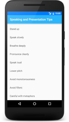 Speaking and Presentation Tips – vue 2