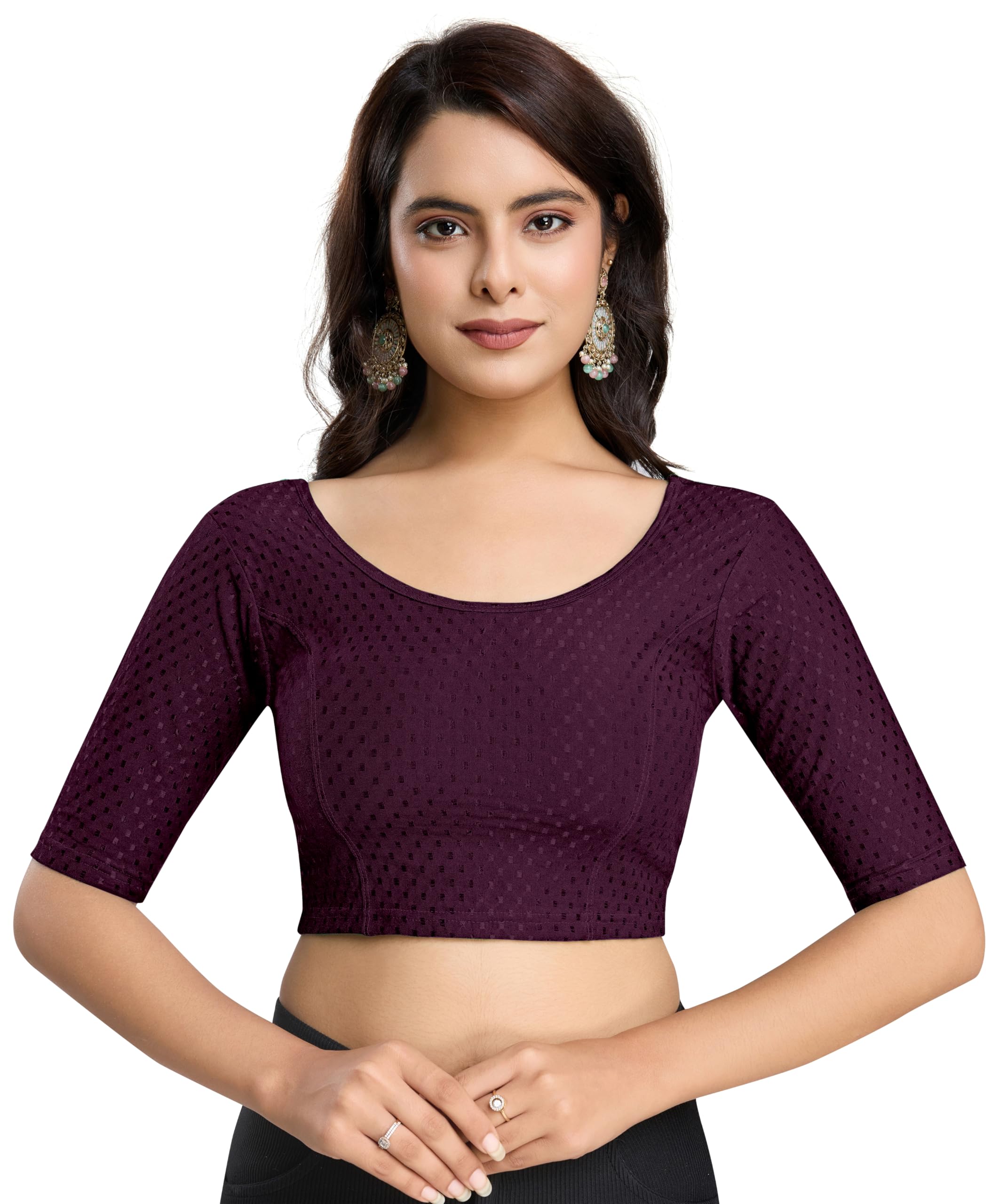 trendmalls women39s pure cotton stretchable readymade blouse choli saree blouse ready to wear