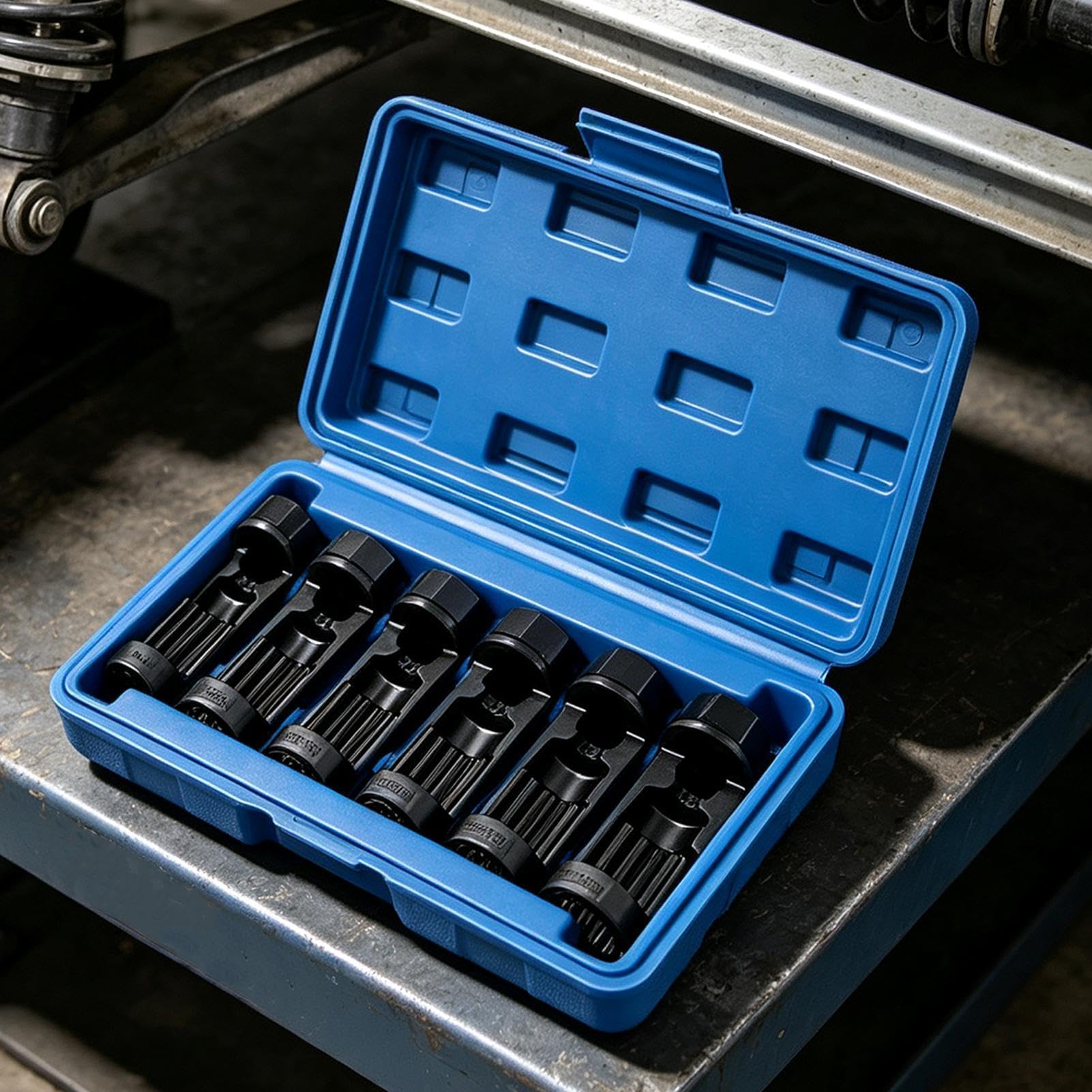 Strut Nut Socket Set – CR-MO 6Pcs 16-24mm 1/2in Drive