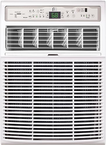 Miniatura 9 de Aire Acondicionado de Ventana abatible de 10,000 BTU - Enfría 450 pies cuadrados - Control remoto con Sígueme, pantalla LED digital, temporizador,
