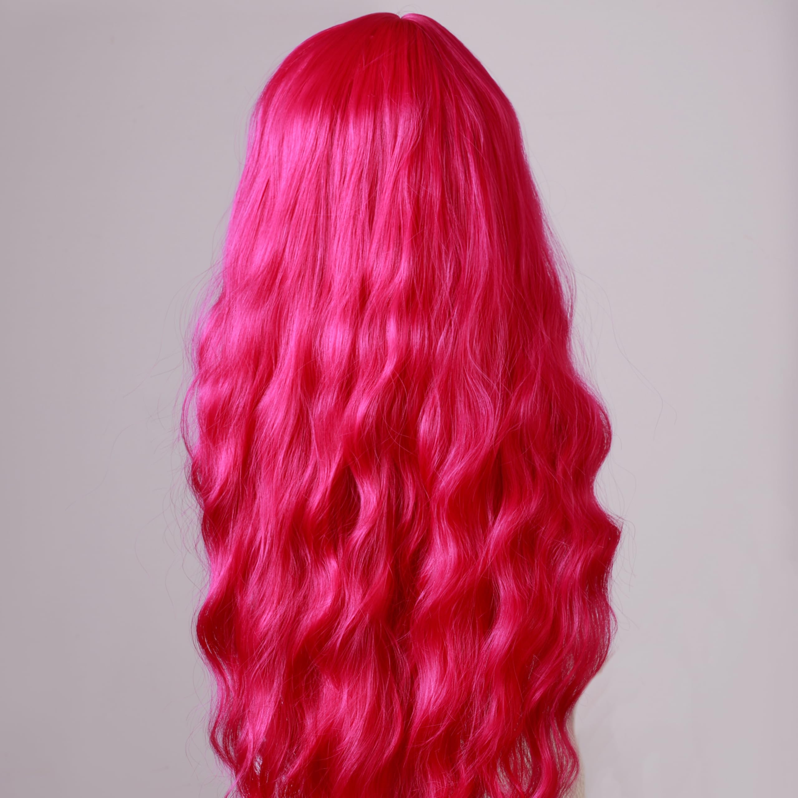 Stylophyx Women's Curly Wig with Bangs Exclusively Designed for Women, Synthetic Hair Strands, Ideal for Role playing and Parties (Comes with Wig Cap) 31 Inches