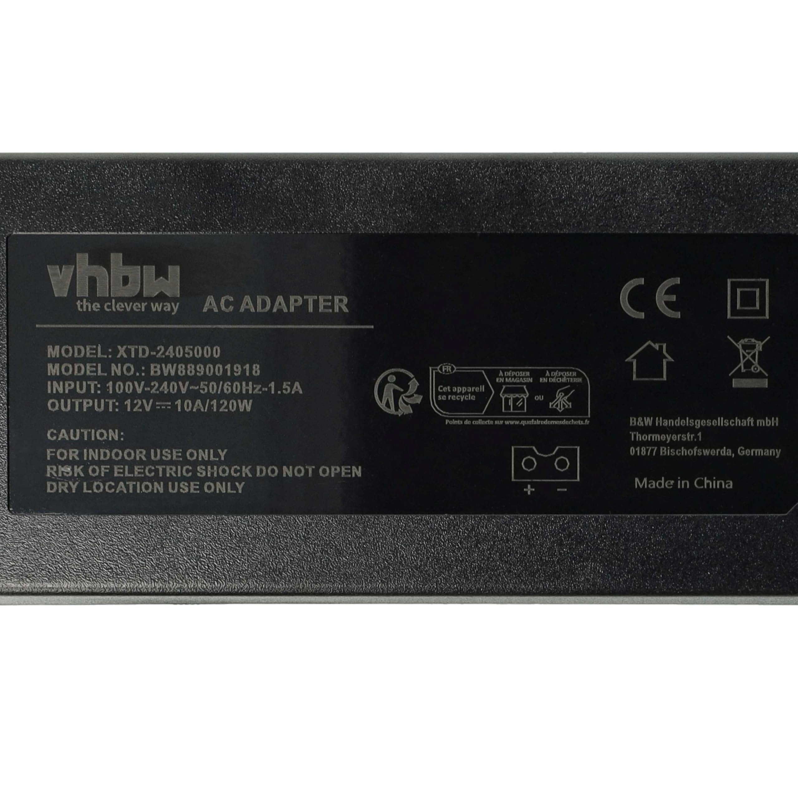 vhbw 1x Fuente alimentación Compatible con Dometic Waeco CoolFreeze CDF16, CDF11, CF16, CF11 Nevera de Coche