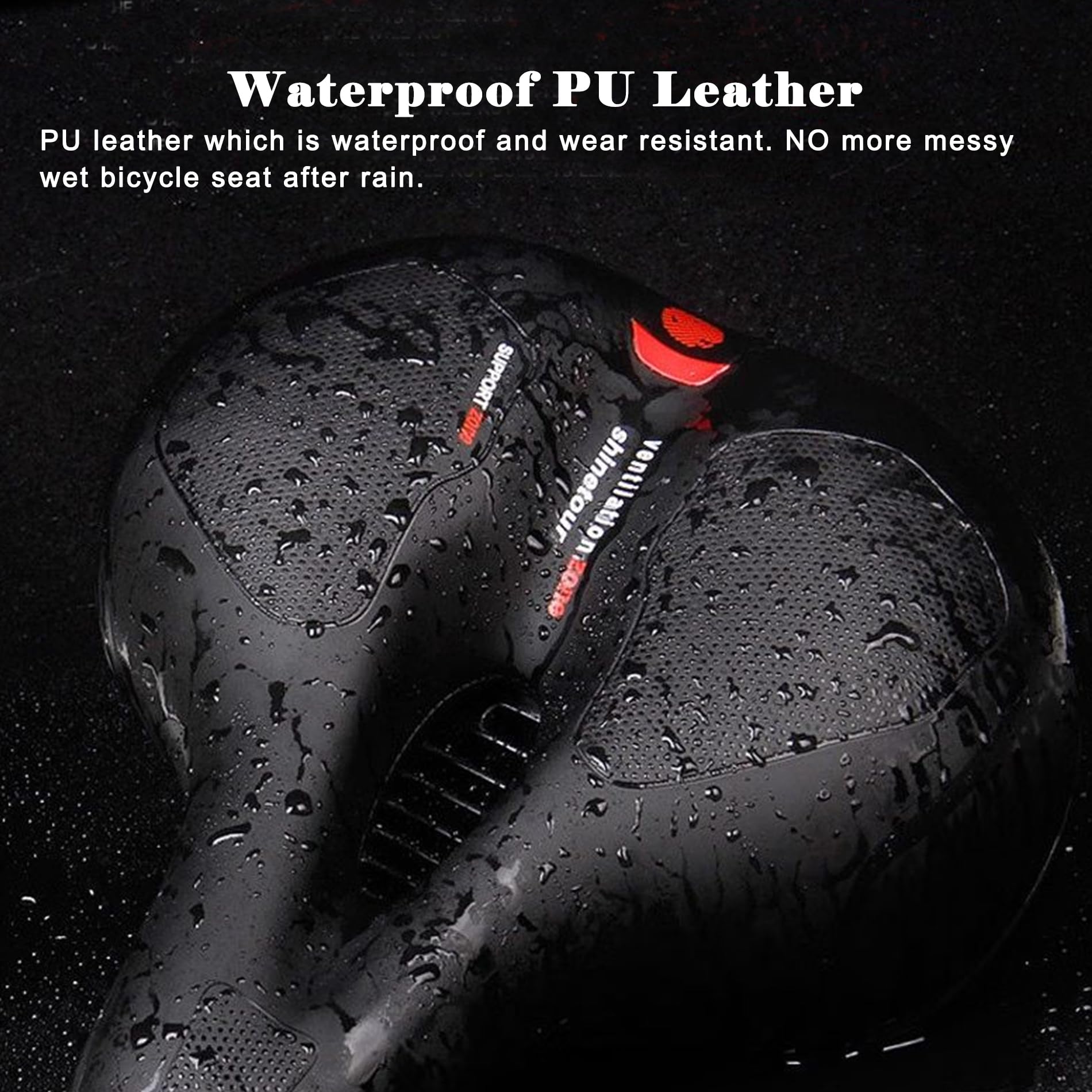 Sella Bici Con Doppia Molla - Ergonomica Impermeabile Per Mountain Bike E City Bike - Foto 6