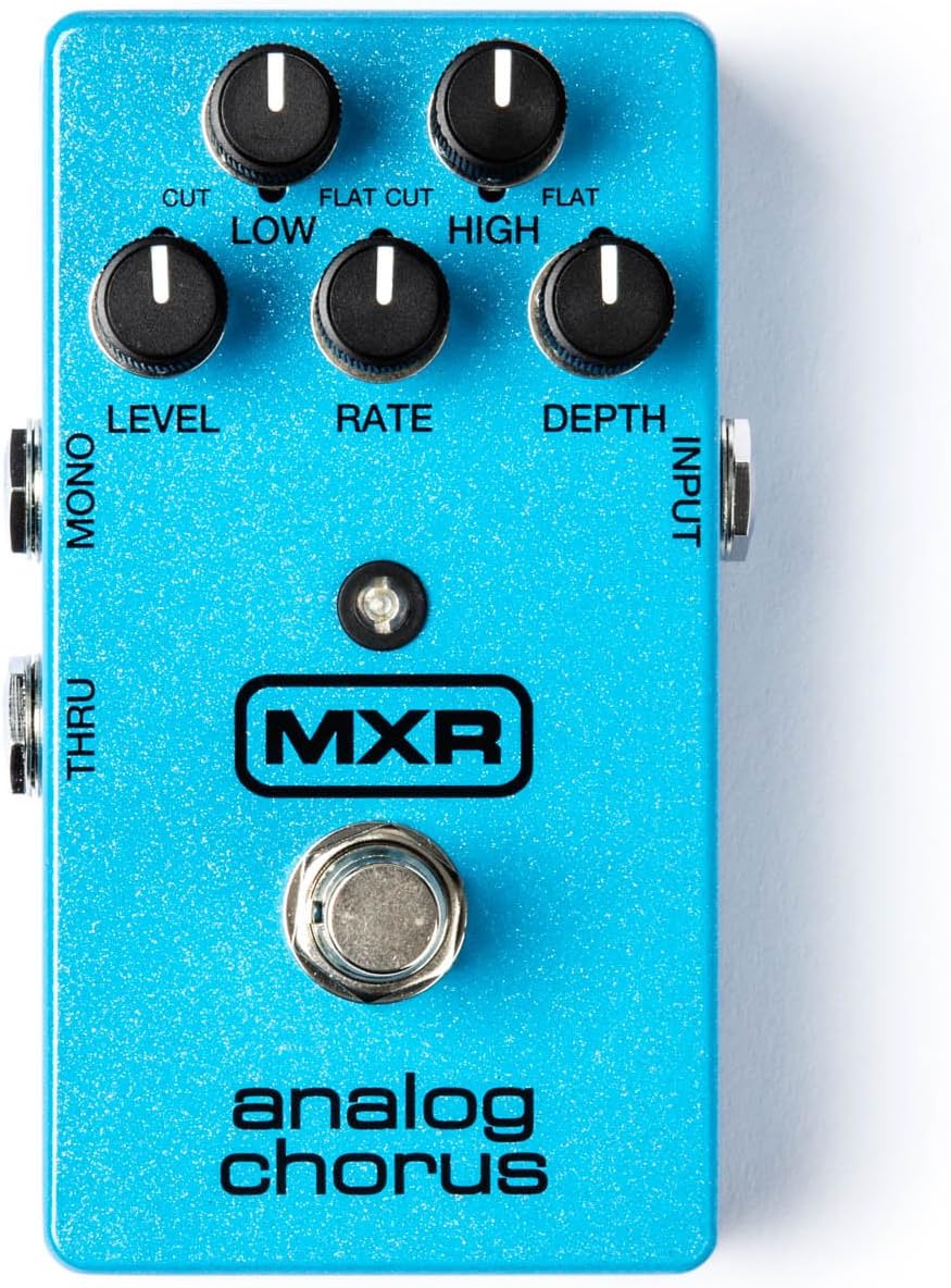 MXR M234 Analog Chorus Pedal Bundle with 4 Cables