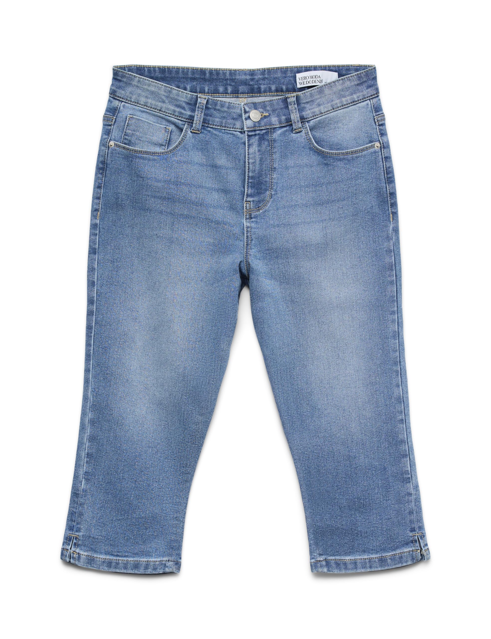 VERO MODA Vmelly Mr Knickers DNM Mix Noos, Medium Blue (Medium Blue Denim), S