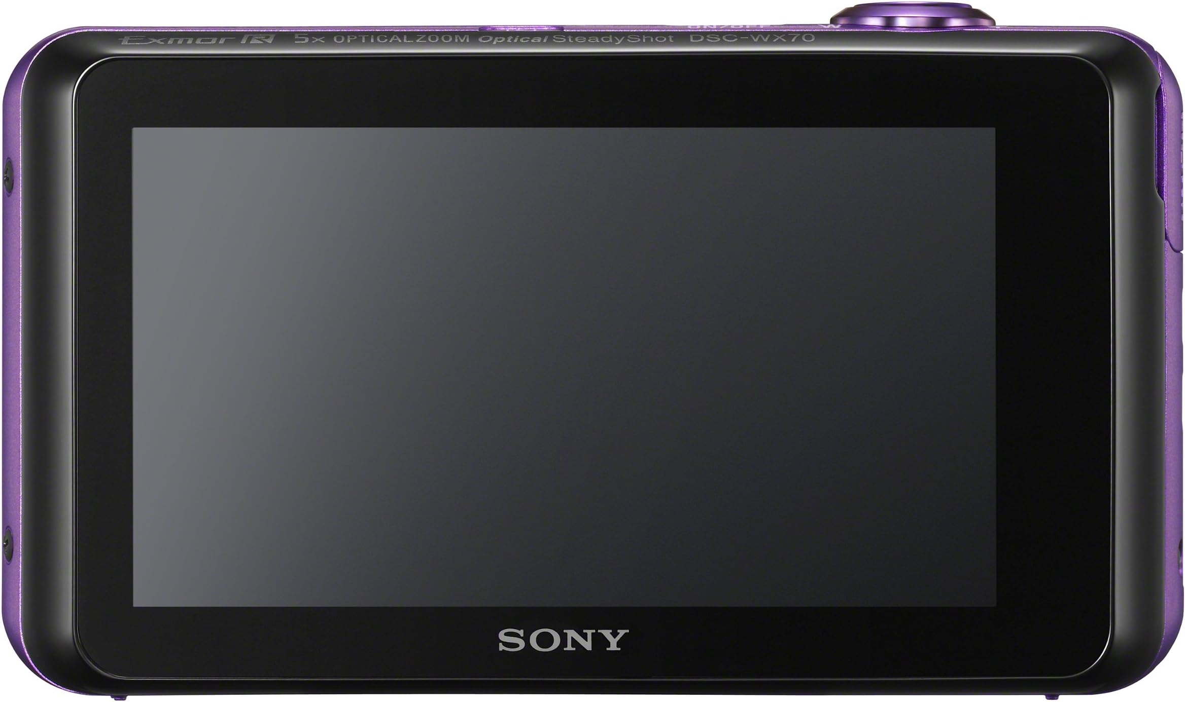 Sony Cyber-shot DSC-WX70 16.2 MP Digital Camera with 5x Optical Zoom and 3.0-inch LCD (Violet) (2012 Model)