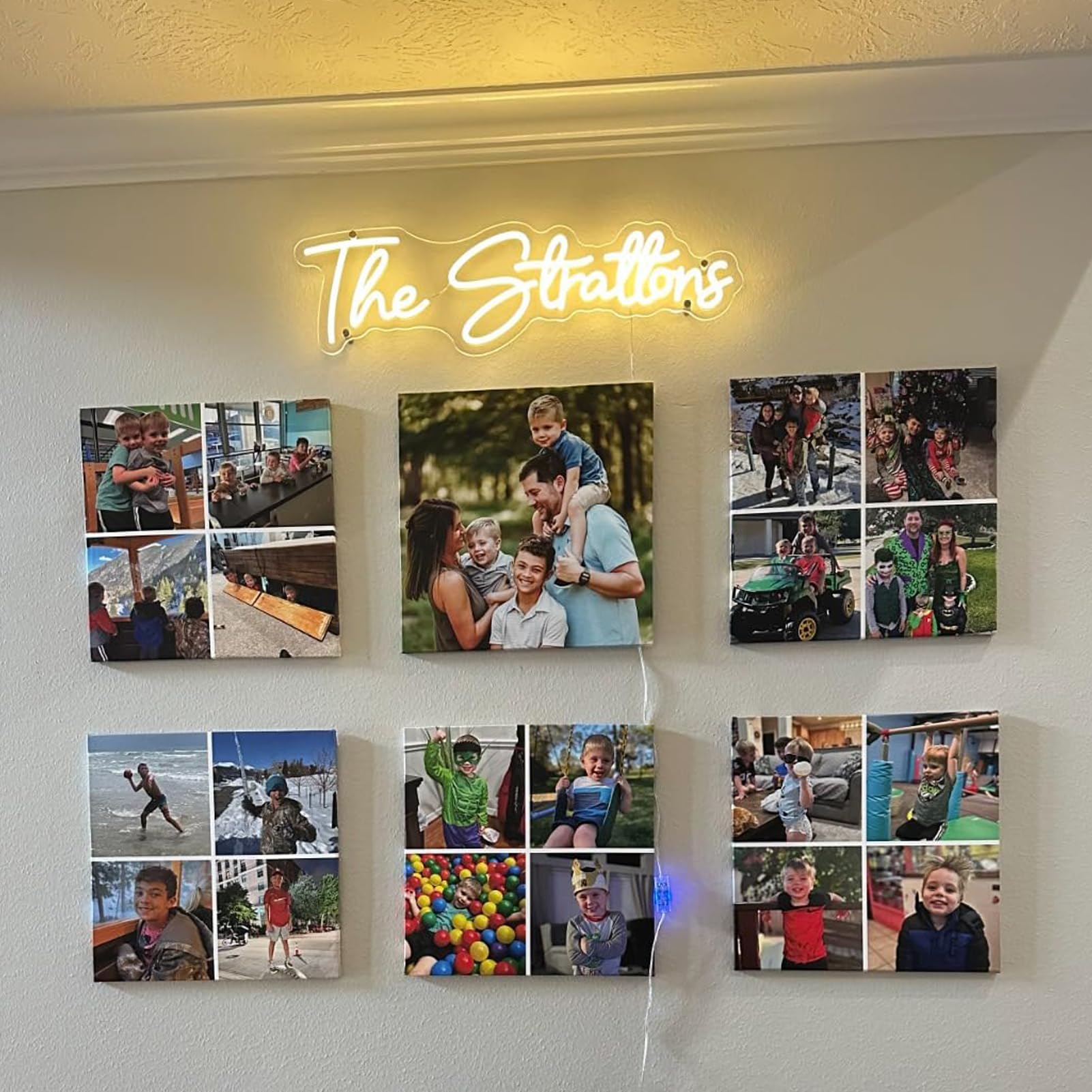 Letrero Neon Personalizado, JBEIY Profesional LED Luz Neon Personalizado Nombre Logo para Decoración de la Pared Dormitorio, Boda, Fiesta, Cumpleaños Regalos, Bar, Negocio-(40-150 cm)