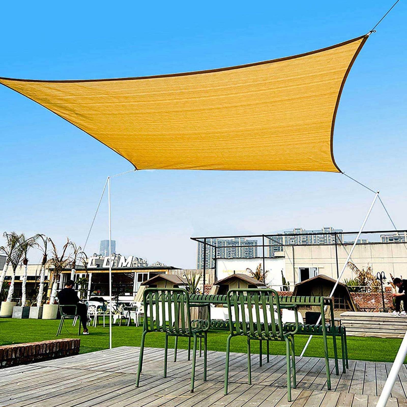 Voile Ombrage Rectangulaire 3x2 Mat Voile D'Ombrage A Planter Voile D Ombrage Impermeable Tissu D'Ombrage Voile D'Ombrage,4x6m
