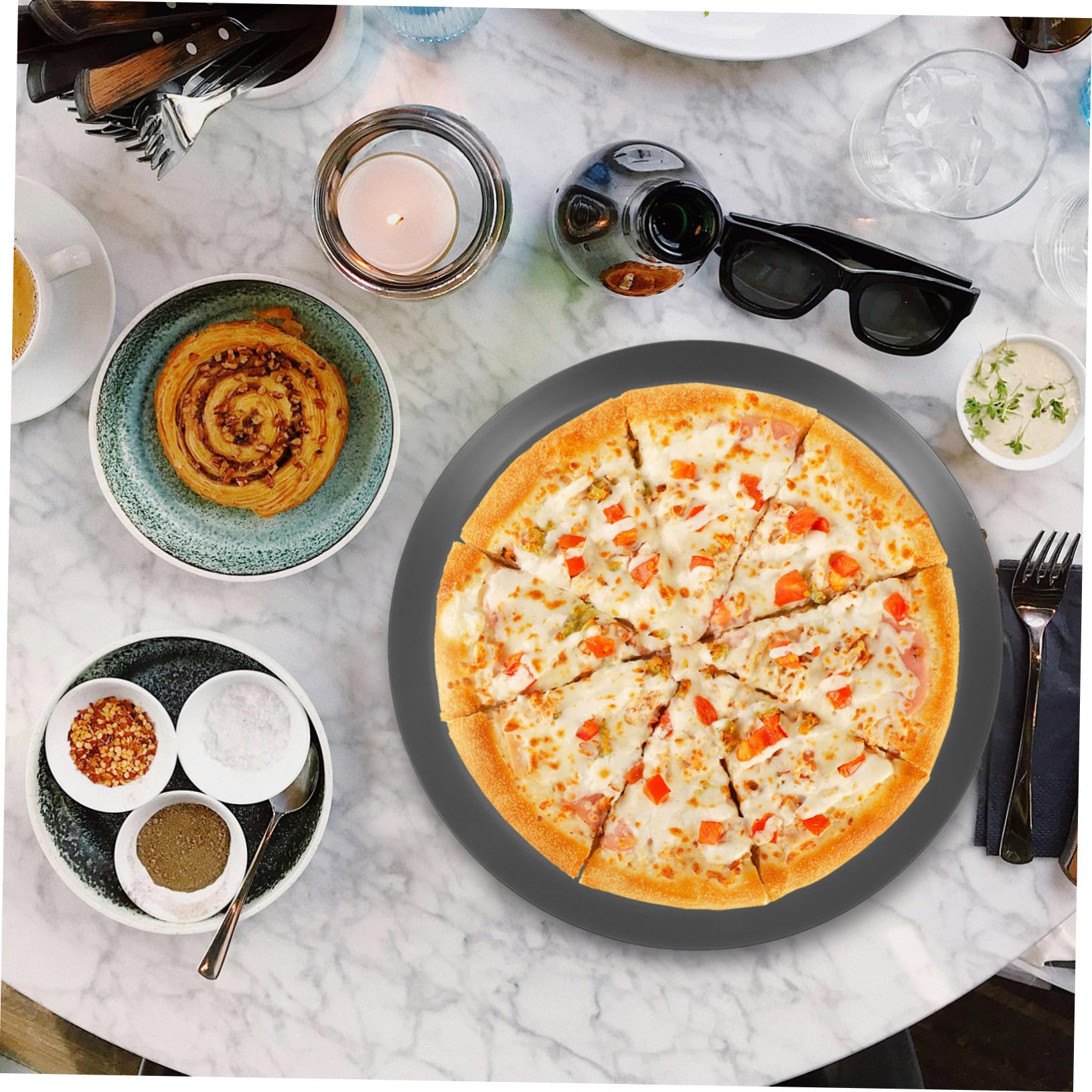 Plaque À Pizza Ronde Perforée Moules À Pizza Plaque À Biscuits