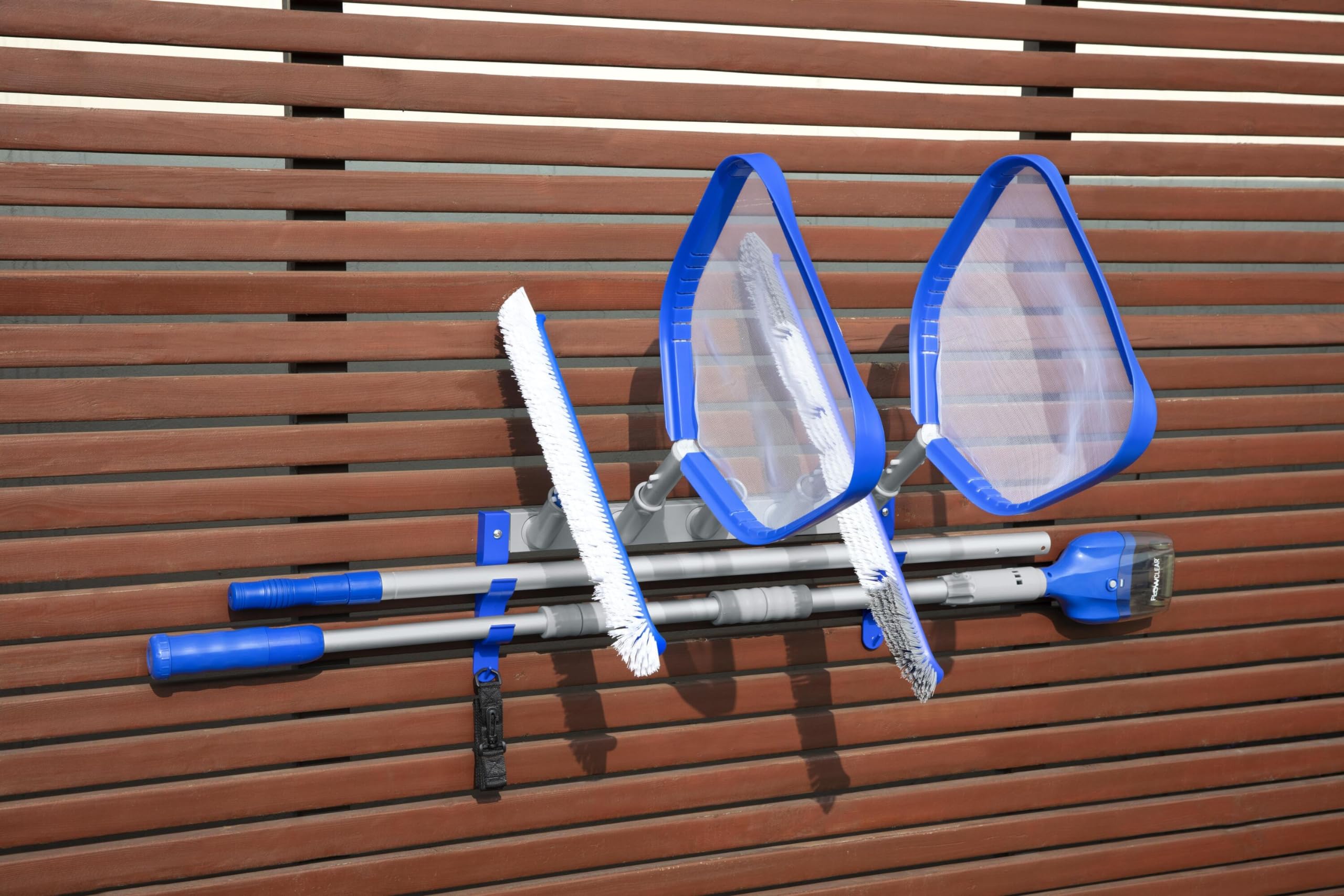 Bestway Rangement pour Accessoires Piscine avec Fixation Crochets ou vis