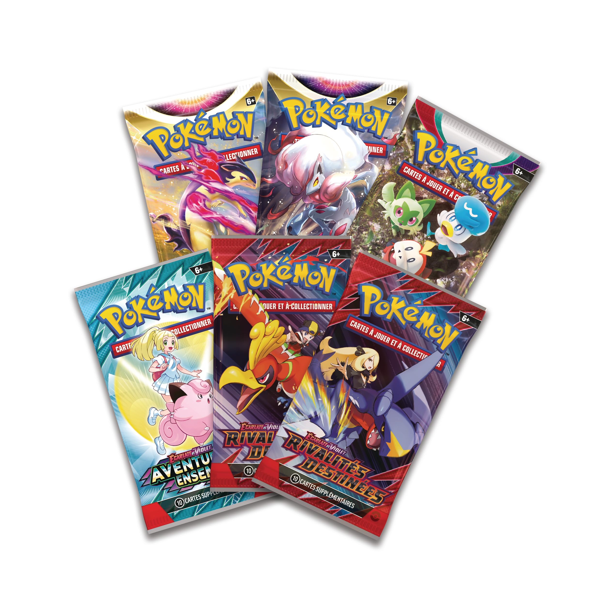 Pokémon : Kalendarz świąteczny (8 błyszczących kart promocyjnych, 6 boosterów, 7 opakowań rekreacyjnych i więcej)