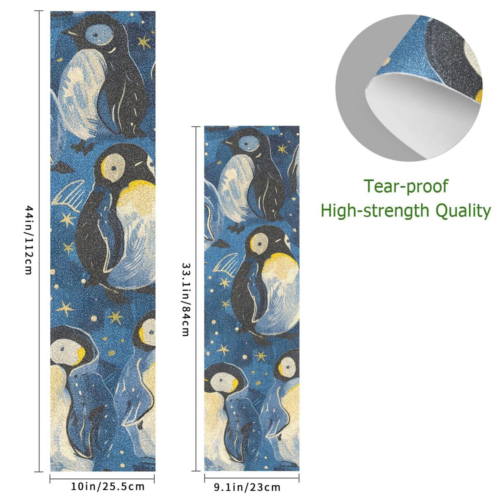 Grip Skateboard Mnsruu - Vague De Surf Kanagawa - Antidérapant 84x23cm - Pour Skate Et Scooter