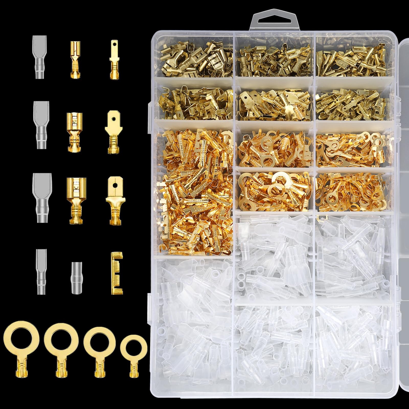 KJLEEN Set 4 Cerniere A T Per Porte Legno + Serratura - 20 Cm, Nero, Per Cancelli, Finestre E Casette Giardino - Foto 6