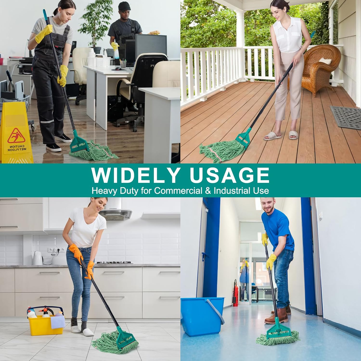 Revamp Your Cleaning Routine: KeFanta 60 Inch Heavy Duty Loop-End Mops Reviewed!