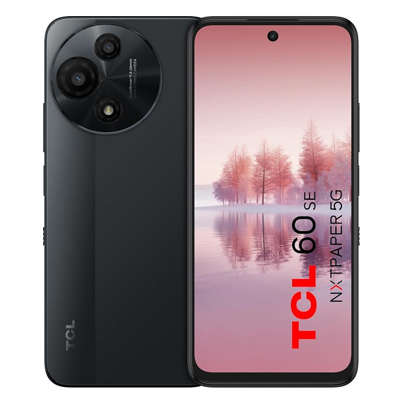 Smartphone TCL 256GB 50MP 18GB RAM 6.7" HD+ Octa-Core 5G 5.200 mAh TCL 60 SE NXTPAPER 5G