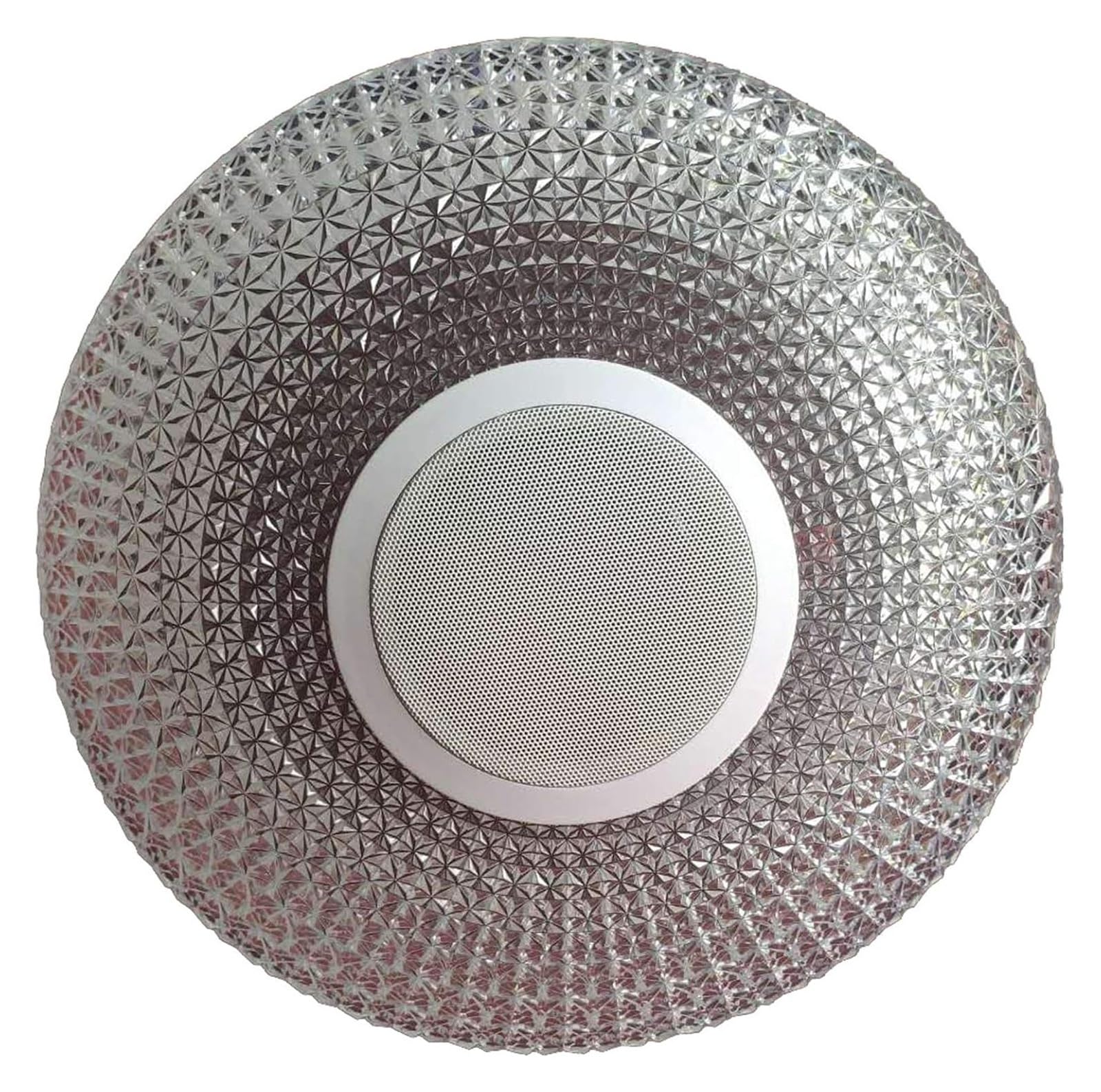 Kryształowa lampa sufitowa LED z pilotem zdalnego sterowania i aplikacją, nowoczesna lampa sufitowa RGB z 3 głośnikami Bluetooth, sypialnia, salon, łazienka, wodoodporny klosz z gwiaździstym niebem