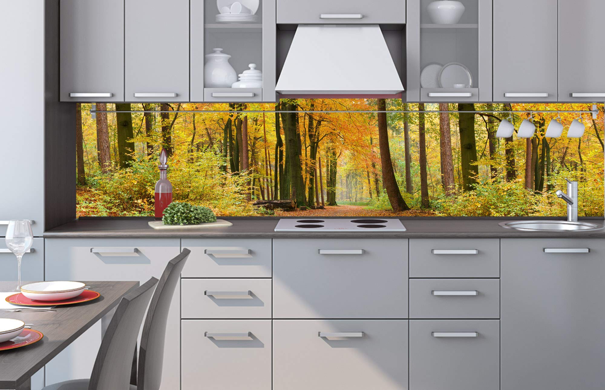 Keuken achterwand mixed herbs | achterwand