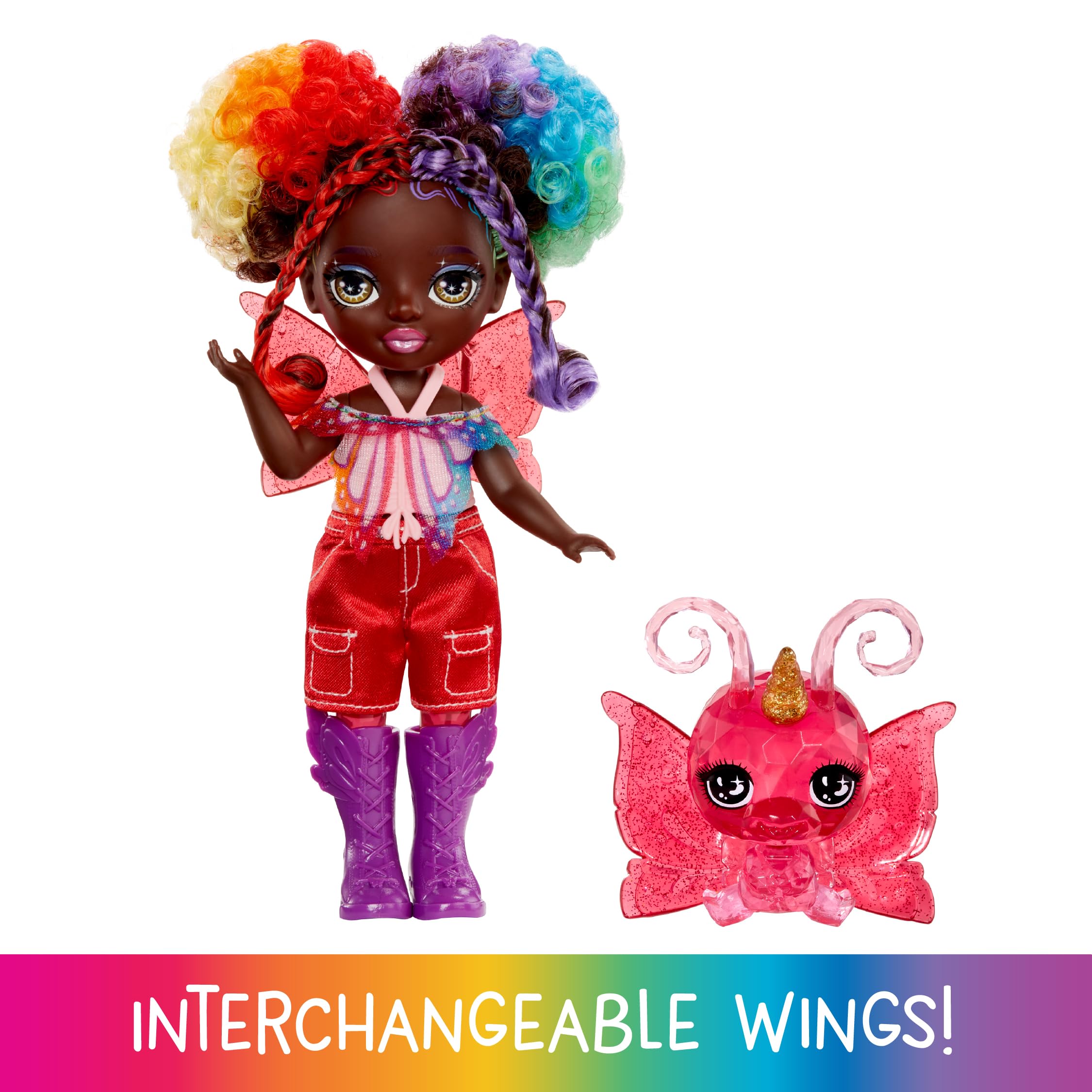 Rainbow High Littles Rainbow Fantasy Fairies & Pet, Astrid, Rainbow - Image 3