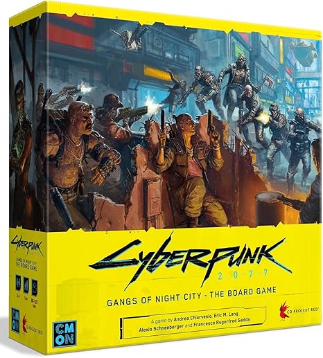 Cyberpunk 2077 : Cinquième anniversaire - Un voyage de chaos et de surmount 7 81QZwjGwqRL. AC SX466 Cyberpunk 2077: Gangs of Night City Board Game - Conquer Night City in This Immersive Sci-Fi Strategy Game! Adventure Game, Ages 14+, 1-4 Players, 90-120 Min Playtime, Made by CMON