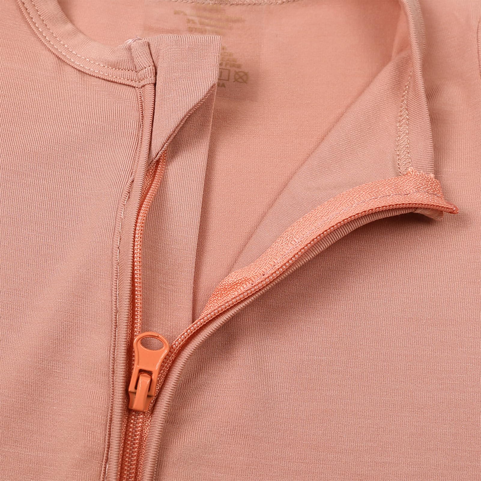 amropi Neonato Bimba Bimbo Pagliaccetto 3 pezzi Pigiama Manica Corta Jumpsuit Cerniera Tutine