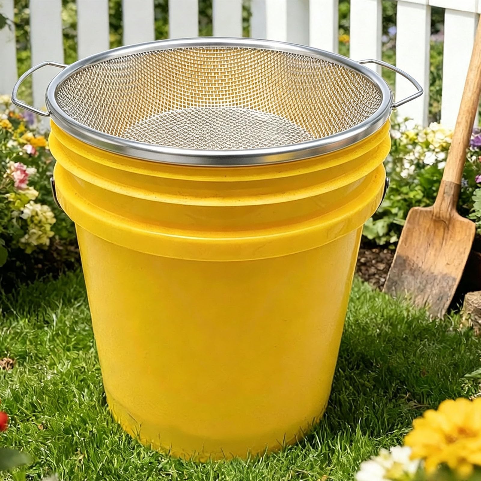 Cosiki Gartenbodensieb Set mit 4 Maschengrößen