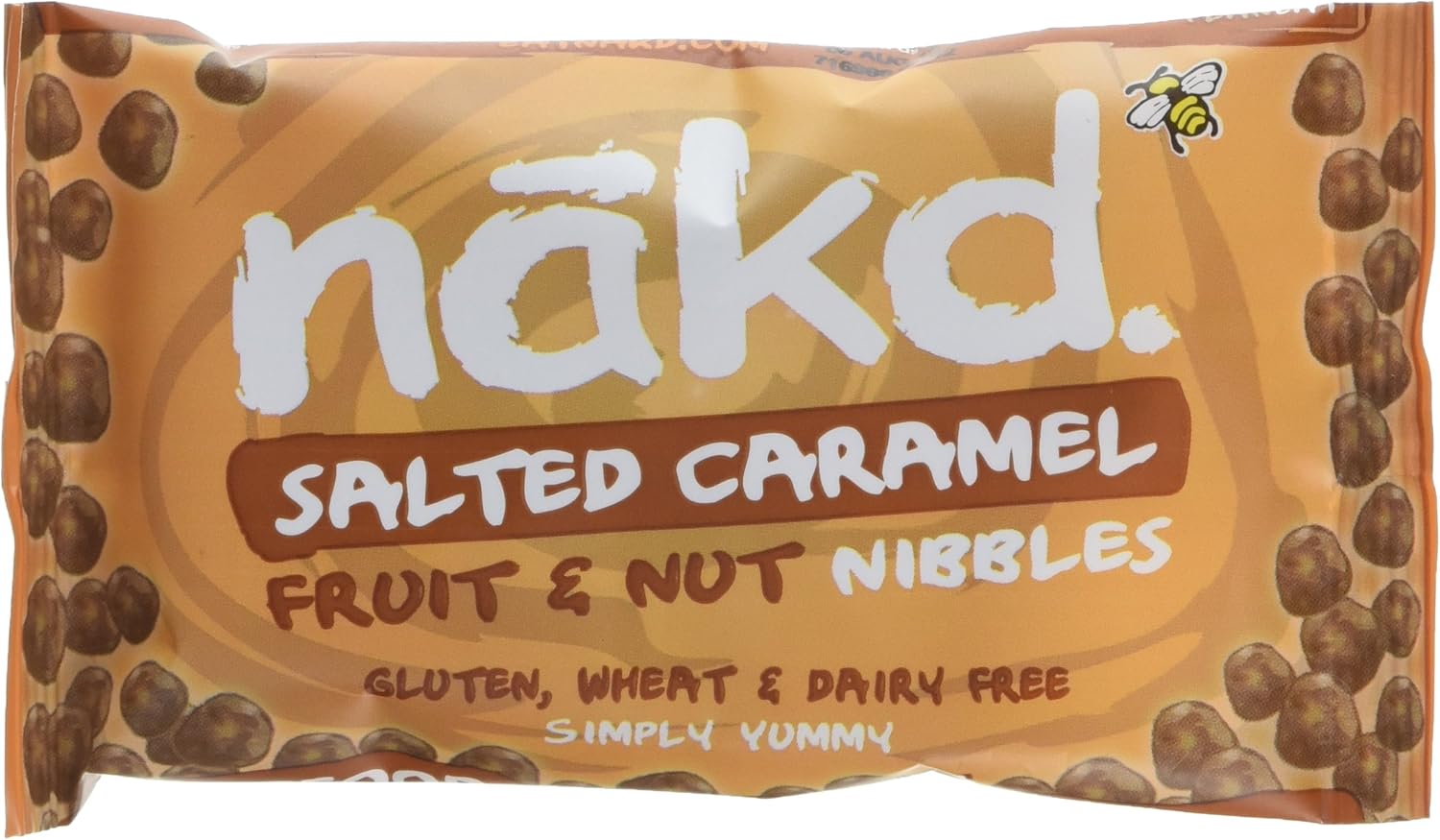 Nākd Salted Caramel Fruit and Nut Nibbles, 40g Amazon.co.uk Grocery