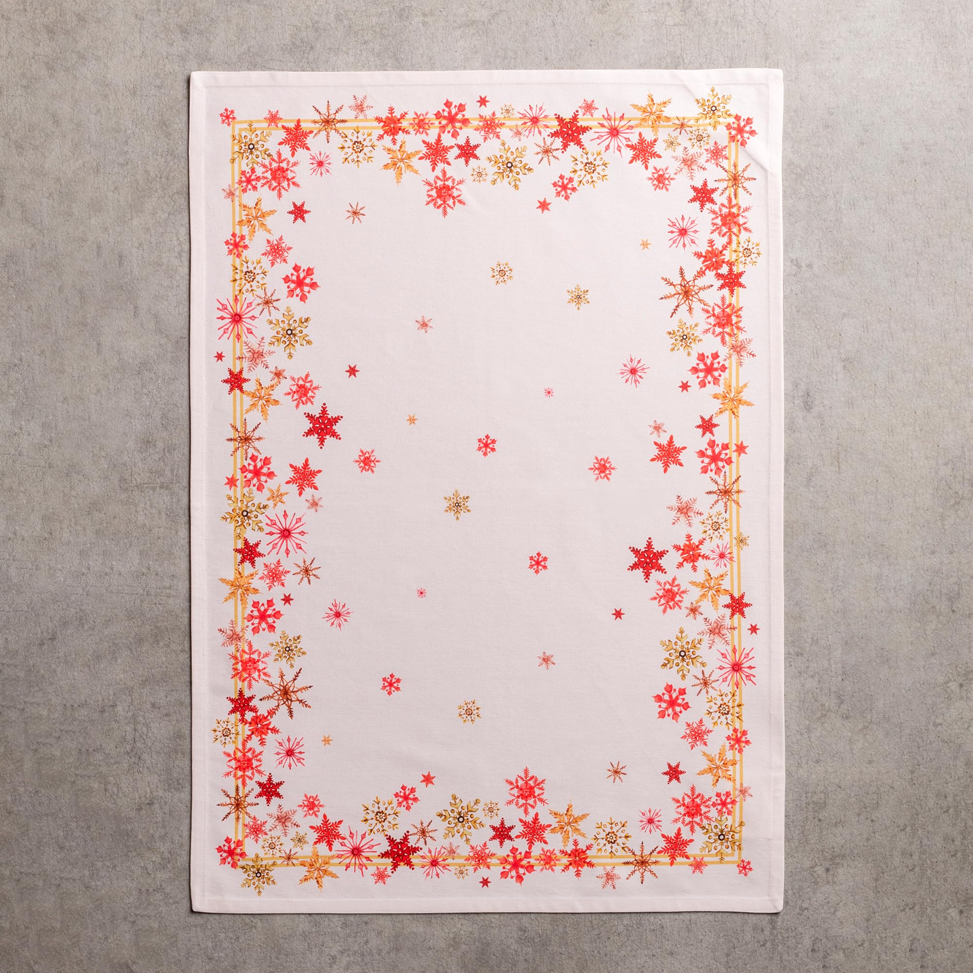 Maison d'Hermine Crystal Star Lot de 3 torchons de cuisine, bar multi-usages doux et absorbants 100 % coton - Printemps/été - 50 x 70 cm