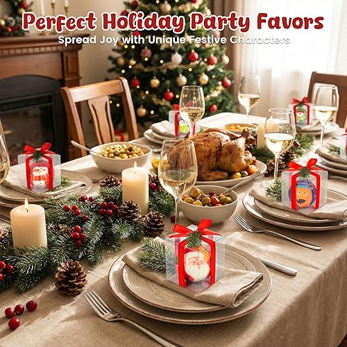 Miniatura 6 de AMOR PRESENT 16 bolas antiestrés de Navidad para niños, juguetes para apretar, bolas sensoriales antiestrés, juguetes fidget, rellenos para