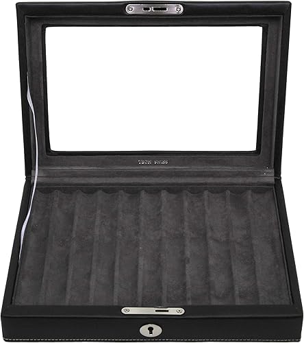 Miniatura 6 de Tech Swiss TS0432BLK, 11 Pen Box Display Storage Cuero Negro