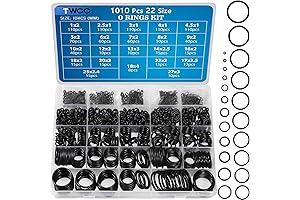 22-Size Universal Assortment of 1010 Rubber O-Rings