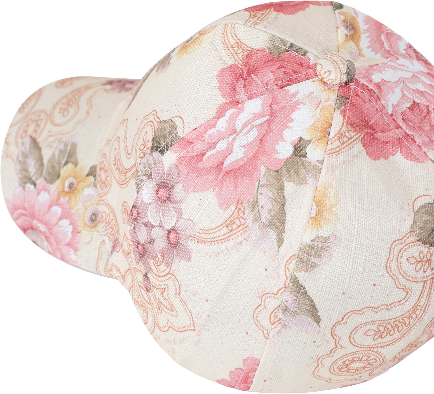 ZLYC Women Fashion Floral Print Baseball Cap Hawaiian Adjustable Snapback Dad Hat - Image 5