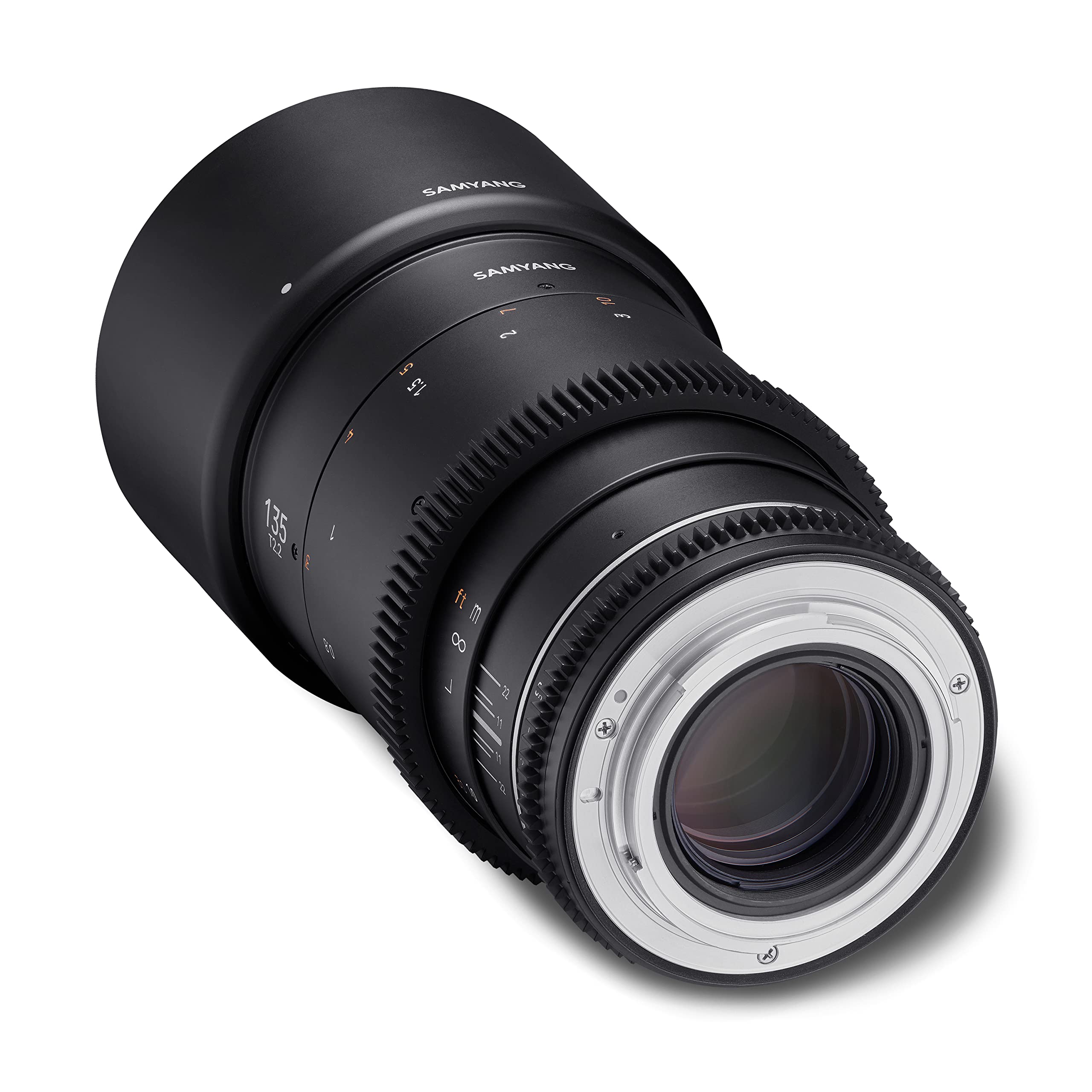 Samyang MF 135 mm T2,2 VDSLR MK2 MFT – Video Cine obiektyw teleobiektyw ogniskowy do aparatów Micro Four Third, ręczna ostrość, do Panasonic DC-GH5s DC-GH5 II BGH1 Olympus OM-D E-M1 Mark III