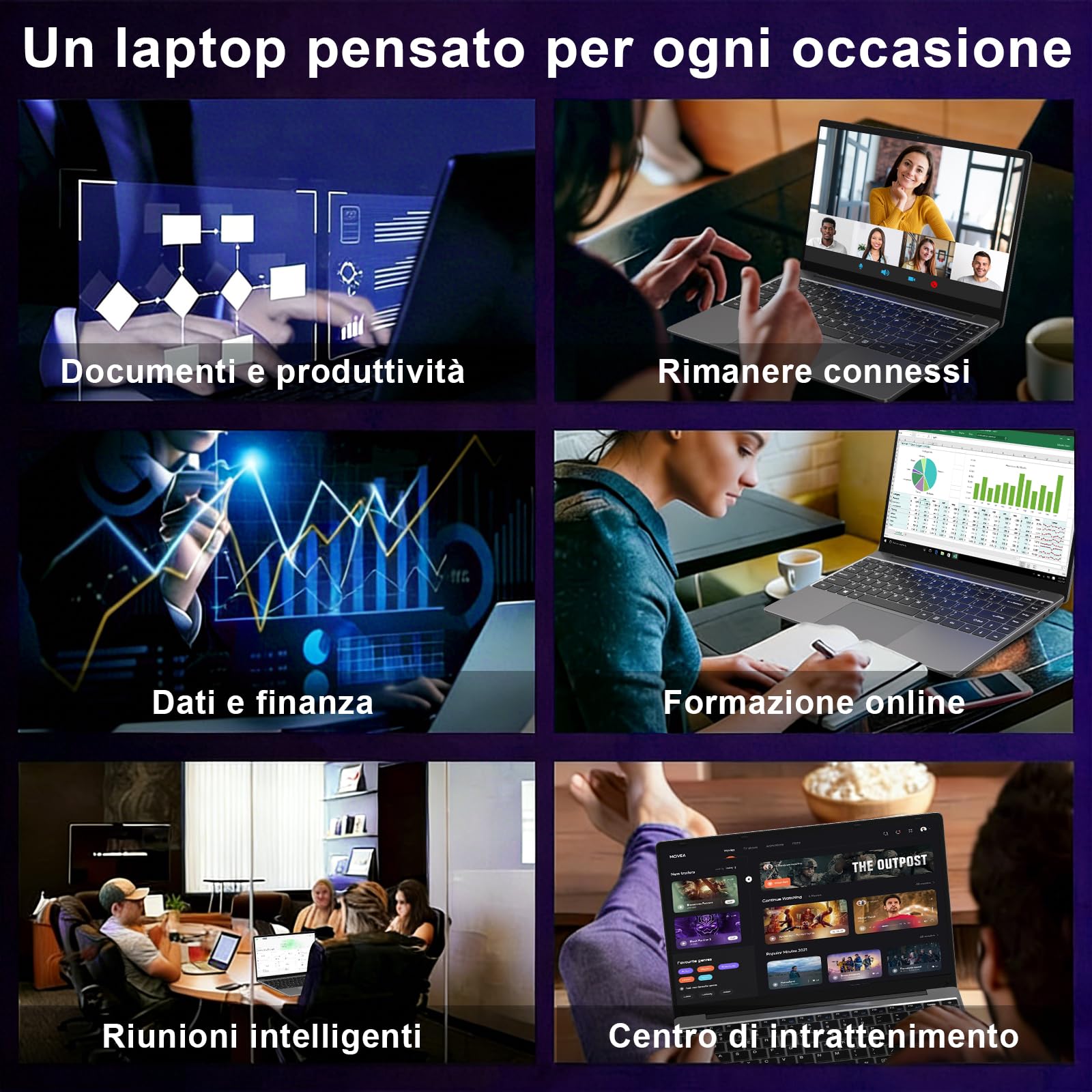 bvate 2026 PC Portatile 14 pollici Notebook Win 11 upto 2.8 GHz 256 GB ROM Supporta l'espansione SSD 1TB Celeron N4020 2.4G+5G WiFi 4.2 USB HDMI Tastiera italiana membrana mouse senza fili-Grigio