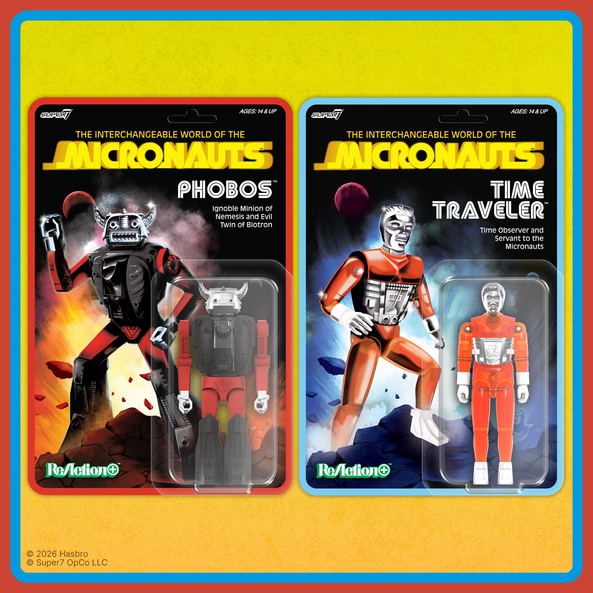 Super7 Micronauts Reaction+ Wave 04 - Phobos Action Figure