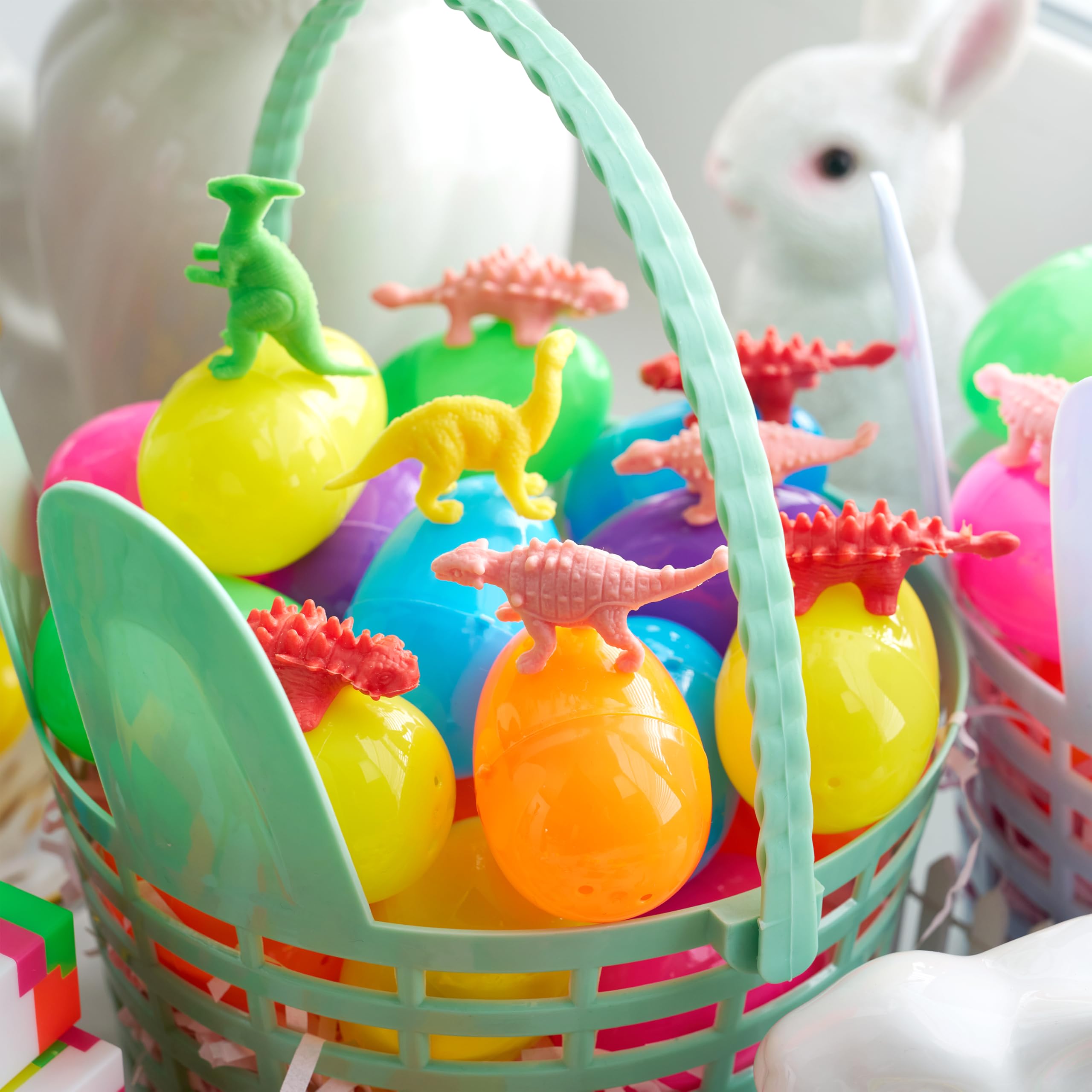 JOYIN Œufs De Pâques 8 Pièces – Poussins Et Lapins à Remonter – Chasse Aux Œufs Surprise – Cadeaux Pour Tout-petits