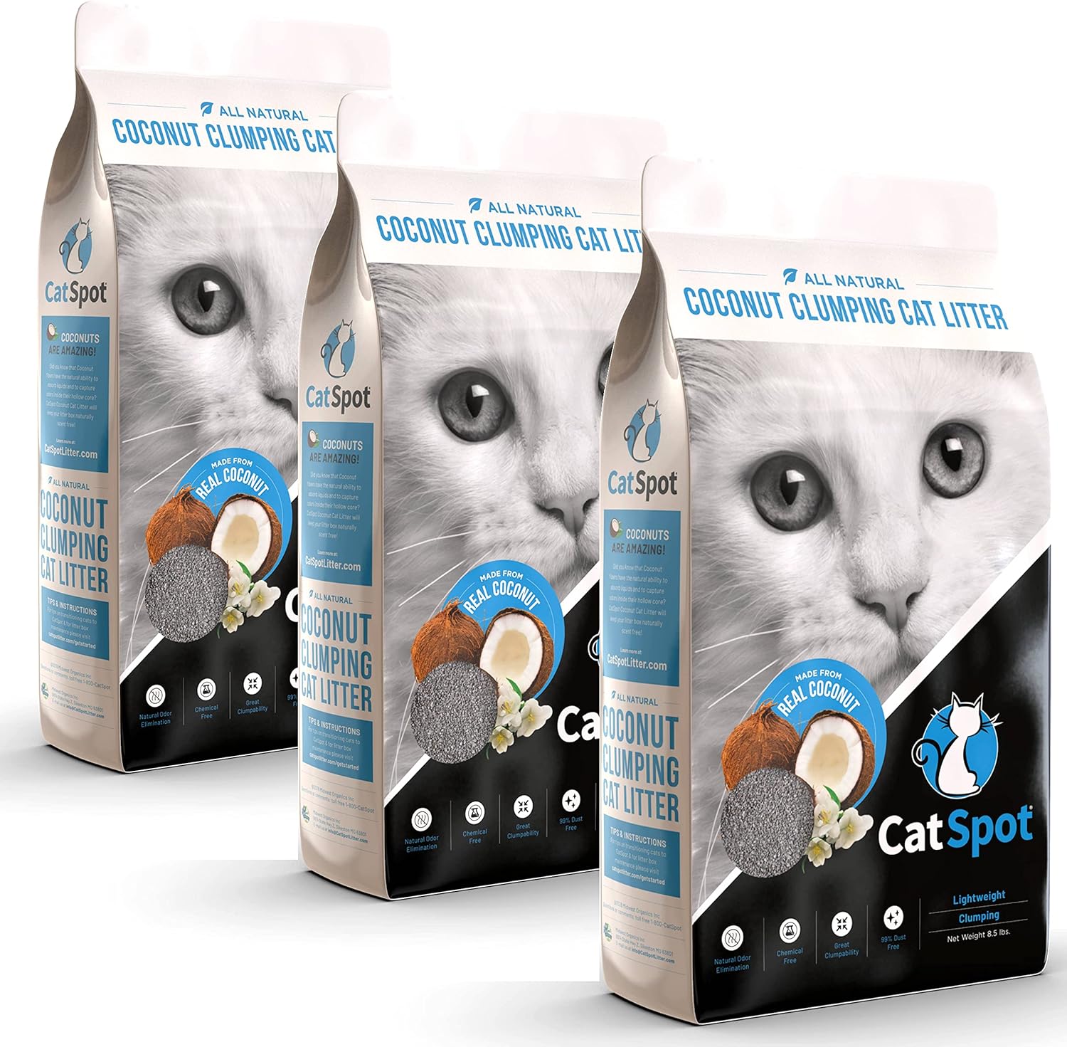 CatSpot Litter Coconut Cat Litter, Biodegradable, All