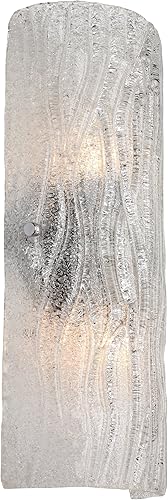 Miniatura 2 de Brilliance - Lámpara de baño 1 luz acabado cromado con cristal de hielo brillante AC1102