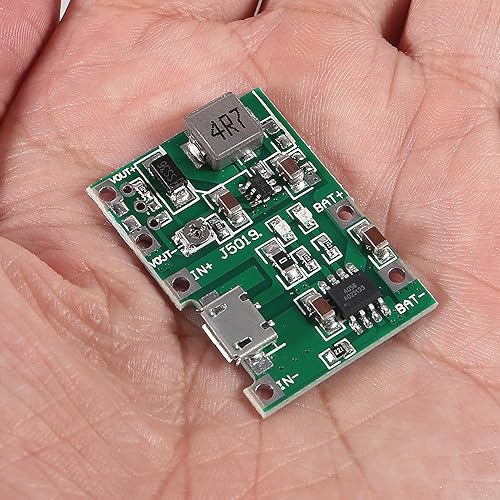 Miniatura 7 de 10 unids 18650 18650 Li-ion cargador de batería módulo 2A USB TP4056 ajustable Boost Módulo DC-DC 3.7V a 5V 9V 12V Step Up Boost Módulo DIY Kit