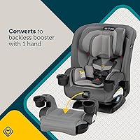 Vista 5 de Safety 1st EverSlim - Asiento de automóvil convertible 4 en 1, clip de pecho SecureTech, ultra delgado, 4 modos de bebé a refuerzo, asiento
