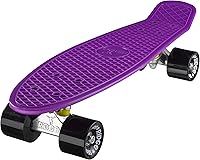 Vista 6 de Ridge Skateboard 55 cm Mini Cruiser Retro Stil in M Rollen Komplett U Fertig Montiert