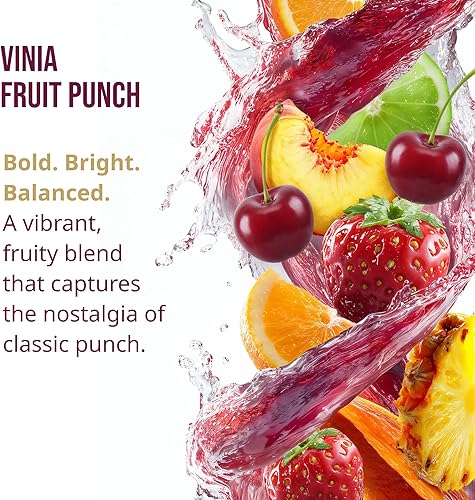 Miniatura 9 de VINIA Resveratrol - Mezcla de polvo de hidratación de electrolitos, ponche de frutas  Aumenta el flujo sanguíneo y la circulación  Sal marina, agua